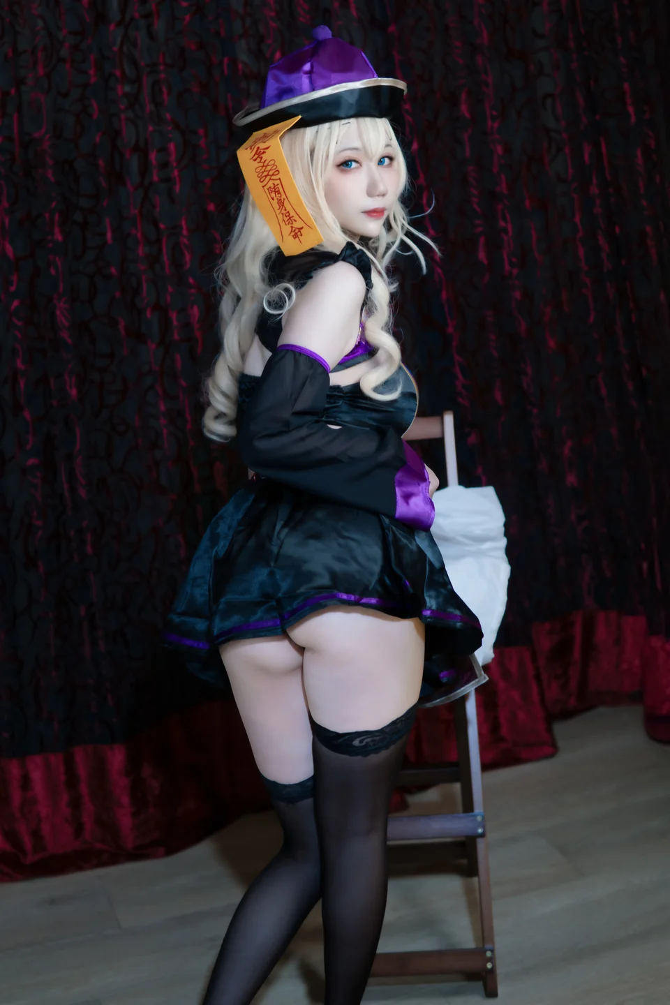 坊桥夜泊_No_002_Sugar_Whip_戦斗キョンシー_紫_40P_375MB tg@simisebaisi 【丝足阁】019.webp